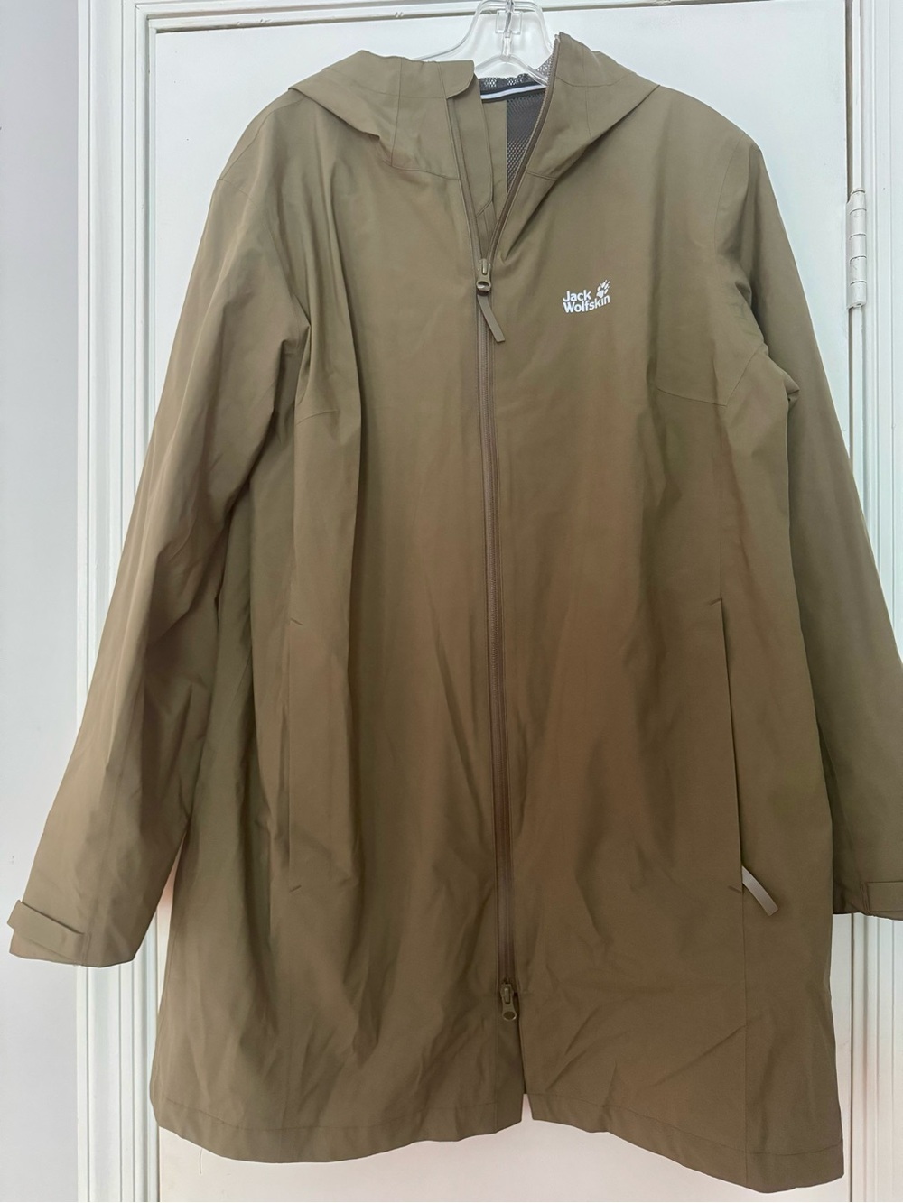 Jack Wolfskin Women's Olive Texapore Rain Jacket Size XL